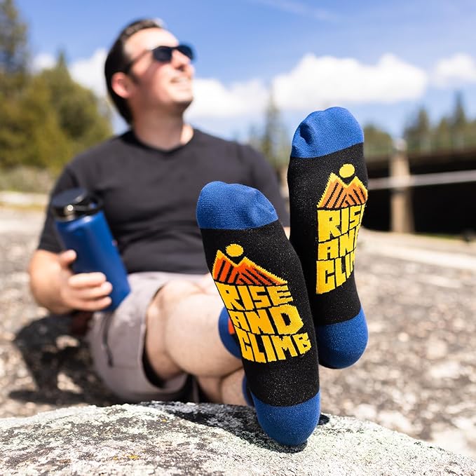 Lavley Outdoors Socks - Hiking and camping gifts for men and women - Great for nature lovers - Holiday or birthday gift