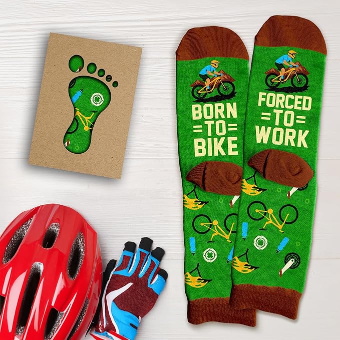 VICRAZY Hiking, Cycling, Camping Socks for Men, Women - Hiking, Bicycle, Camping, Bike Accessories, Stocking Stuffers