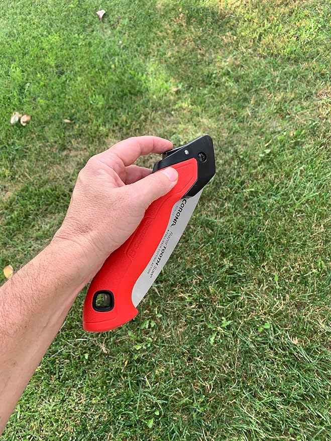 Corona Tools RazorTOOTH Folding Pruning Saw – 7-Inch Tree & Branch Cutting Hand Saw for Gardening, Landscaping & Yard Work, Fast-Cut Razor Tooth Blade