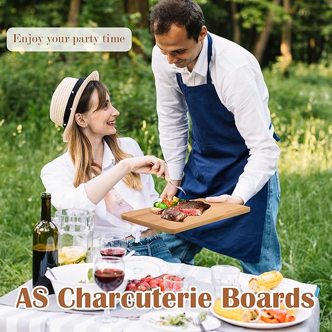 Camping Lover Gifts Cutting Chopping Board, Camper Gifts for Women Men, Today's Adventures Are Tomorrow's Memories Bamboo Cutting Boards for Kitchen