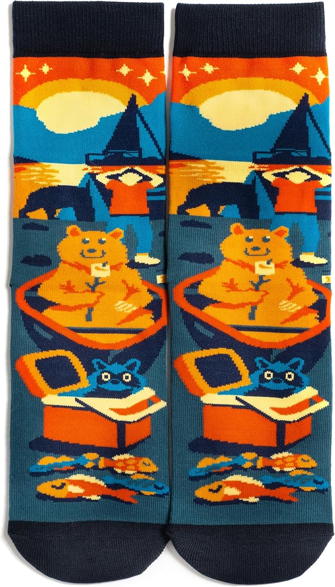 Lavley Outdoors Socks - Hiking and camping gifts for men and women - Great for nature lovers - Holiday or birthday gift