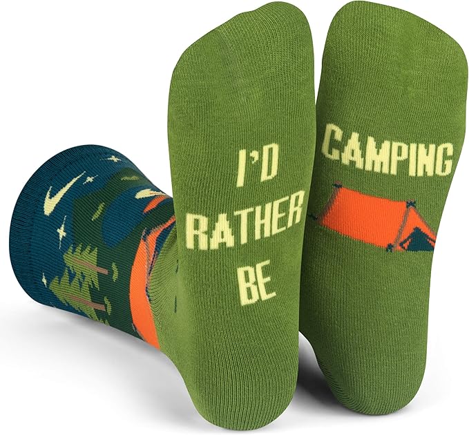 Lavley Outdoors Socks - Hiking and camping gifts for men and women - Great for nature lovers - Holiday or birthday gift