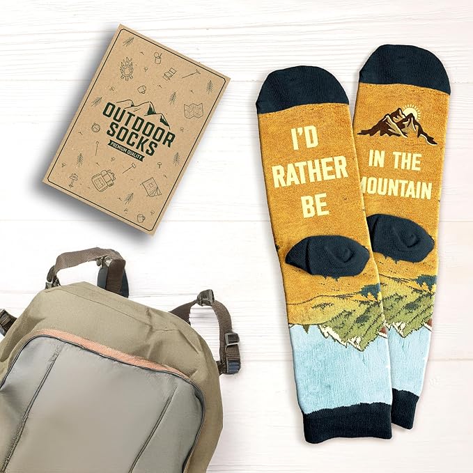 VICRAZY Hiking, Cycling, Camping Socks for Men, Women - Hiking, Bicycle, Camping, Bike Accessories, Stocking Stuffers