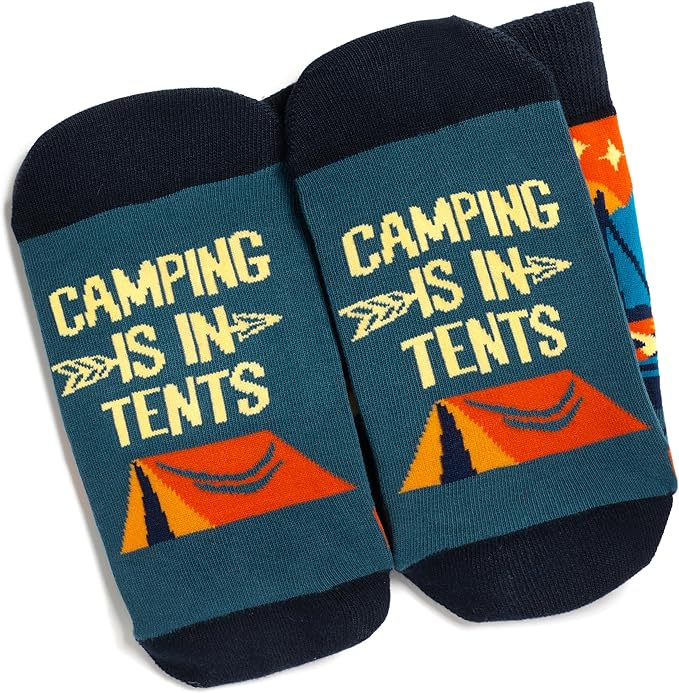 Lavley Outdoors Socks - Hiking and camping gifts for men and women - Great for nature lovers - Holiday or birthday gift