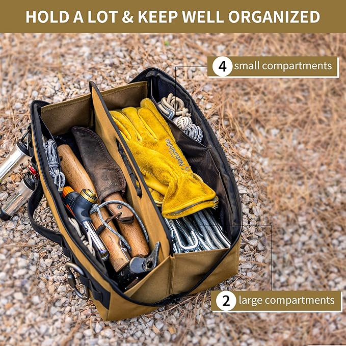 Naturehike Folding Tool Bag, Multifunctional Tool Storage Bag, Zippered Duffel Bag, Water Repellent Origanizer