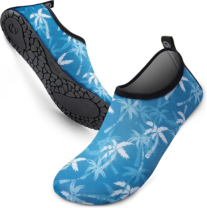 SIMARI Water Shoes Women Men Aqua Socks Beach Barefoot Quick Drying Aqua Aerobics Swim Pool Non Slip Outdoor Travel Essentials Surf River Lake Snorkeling Kayak Yoga Adult Youth