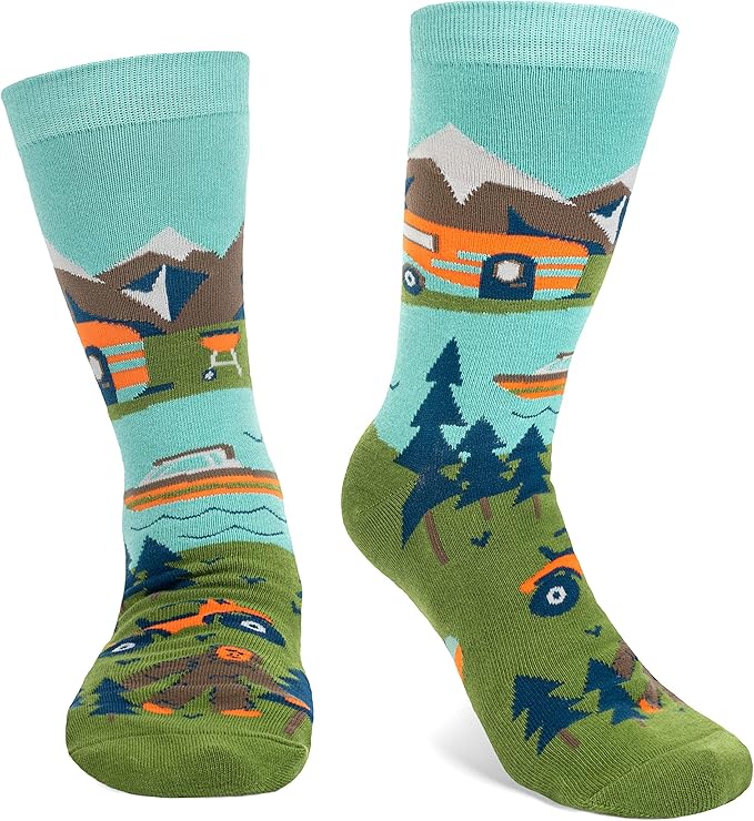 Lavley Outdoors Socks - Hiking and camping gifts for men and women - Great for nature lovers - Holiday or birthday gift