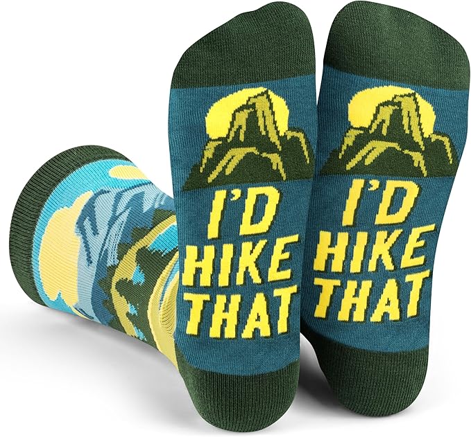 Lavley Outdoors Socks - Hiking and camping gifts for men and women - Great for nature lovers - Holiday or birthday gift