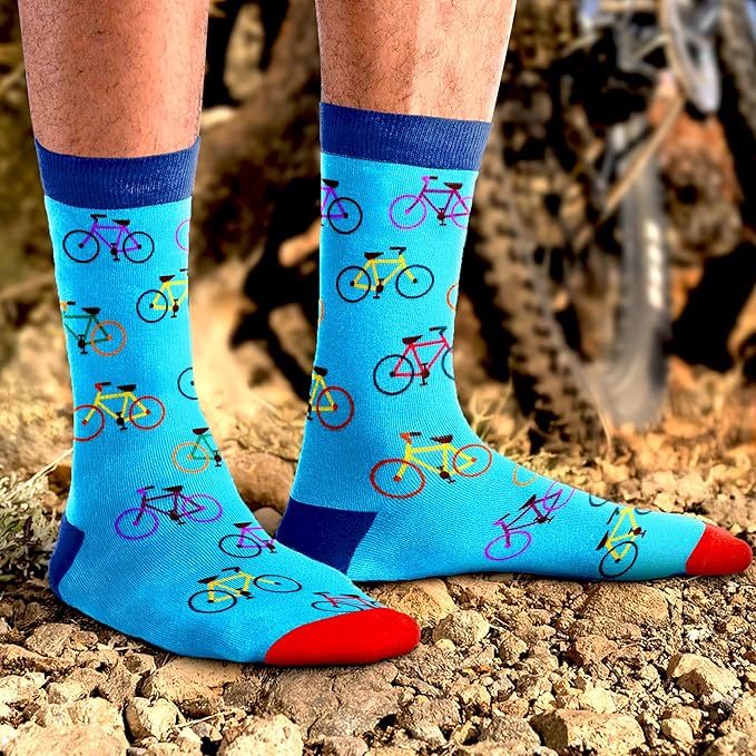 VICRAZY Hiking, Cycling, Camping Socks for Men, Women - Hiking, Bicycle, Camping, Bike Accessories, Stocking Stuffers