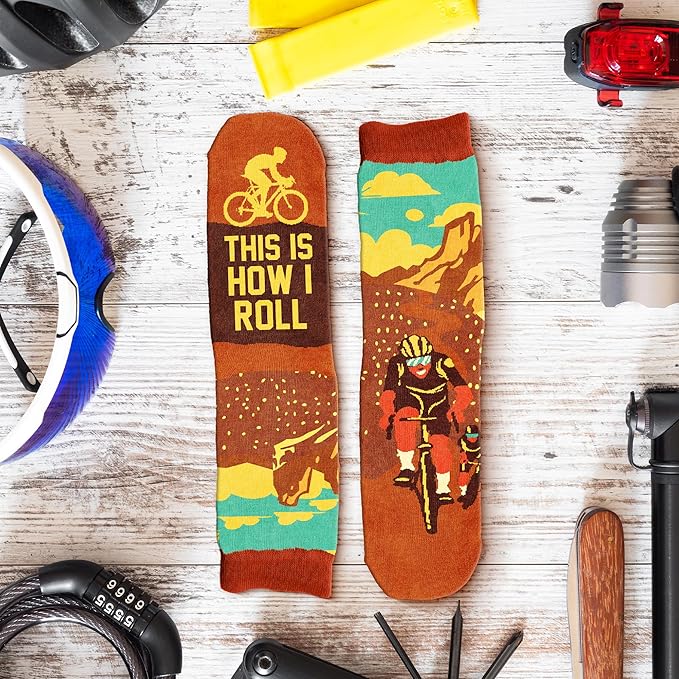 VICRAZY Hiking, Cycling, Camping Socks for Men, Women - Hiking, Bicycle, Camping, Bike Accessories, Stocking Stuffers