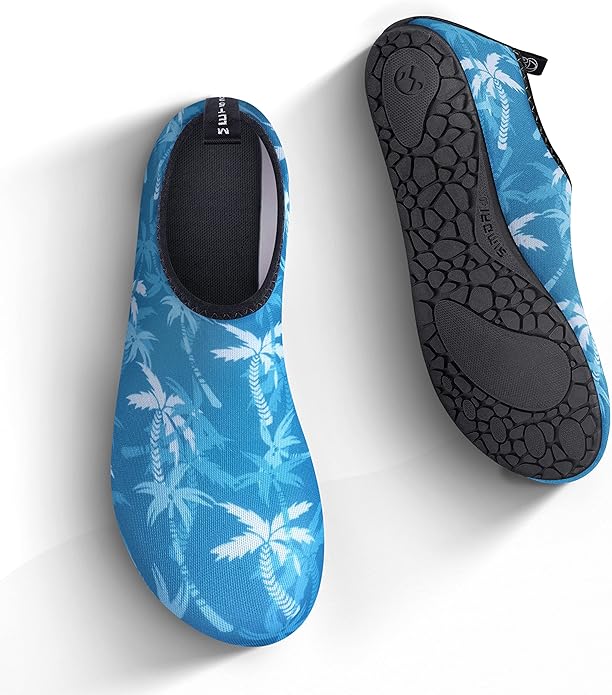 SIMARI Water Shoes Women Men Aqua Socks Beach Barefoot Quick Drying Aqua Aerobics Swim Pool Non Slip Outdoor Travel Essentials Surf River Lake Snorkeling Kayak Yoga Adult Youth