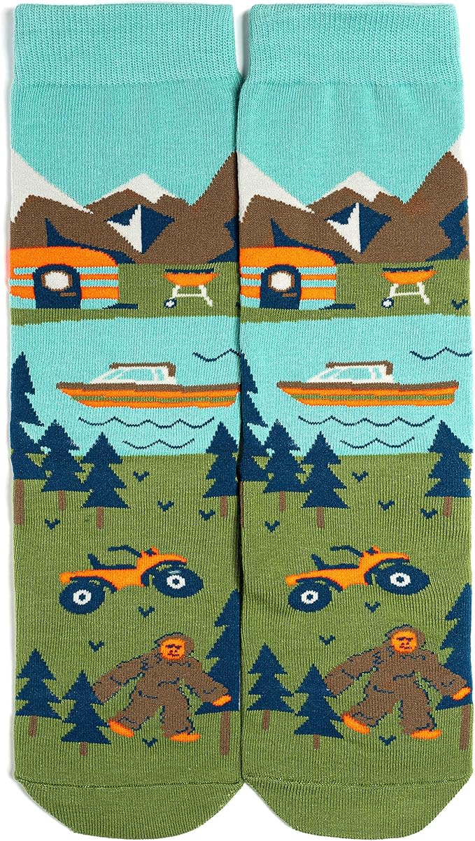 Lavley Outdoors Socks - Hiking and camping gifts for men and women - Great for nature lovers - Holiday or birthday gift